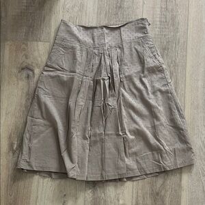 Banana Republic Taupe A-Line Skirt